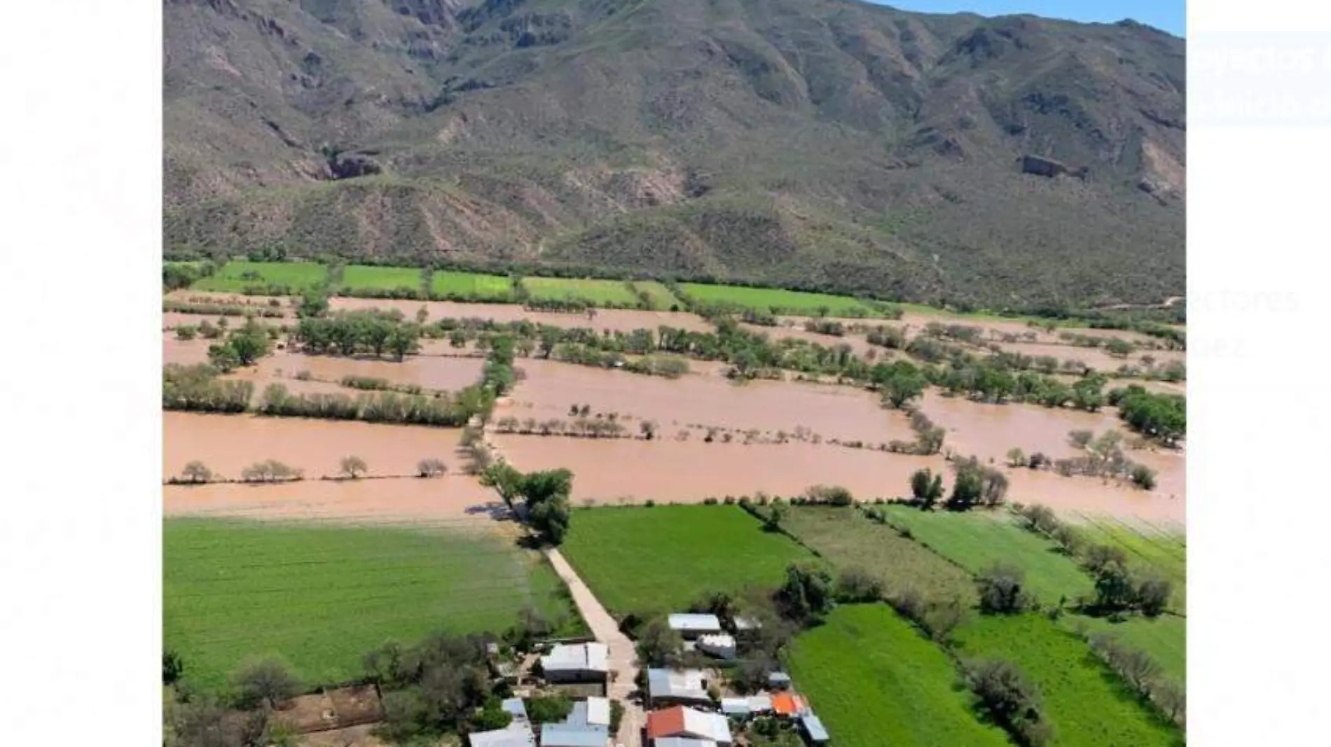 inundaciones lluvias campo sierra